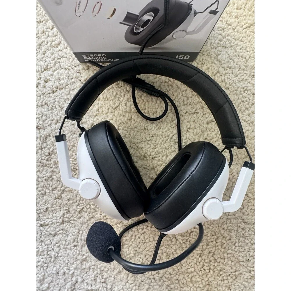 Jeecoo J50 Gaming Headset for PS4 PS5 Xbox One S/X - Headphones White
